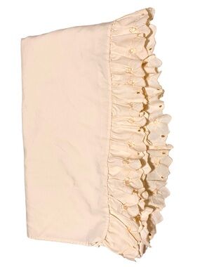 VINTAGE CALDWELL Ultra Soft Ruffle Floral Cottagecore Romantic Bed Sheet